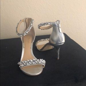 Size 8 rhinestone heels worn once